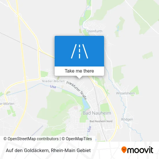 Карта Auf den Goldäckern