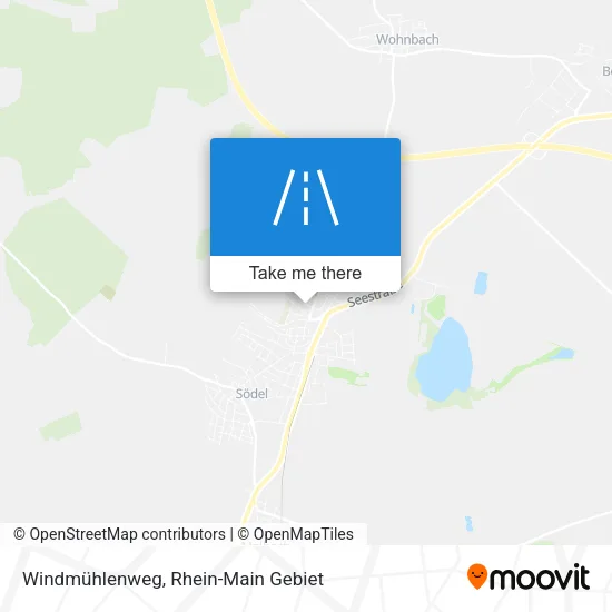 Карта Windmühlenweg