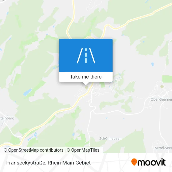 Карта Franseckystraße