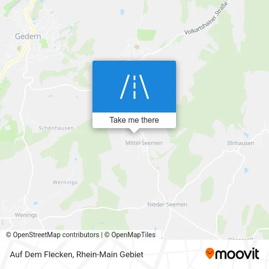 Карта Auf Dem Flecken