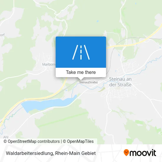 Карта Waldarbeitersiedlung