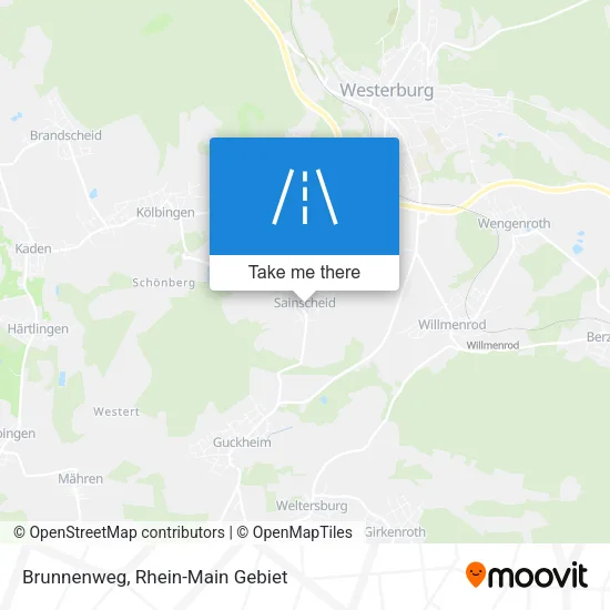 Карта Brunnenweg