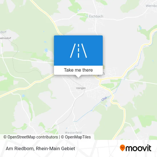 Am Riedborn map
