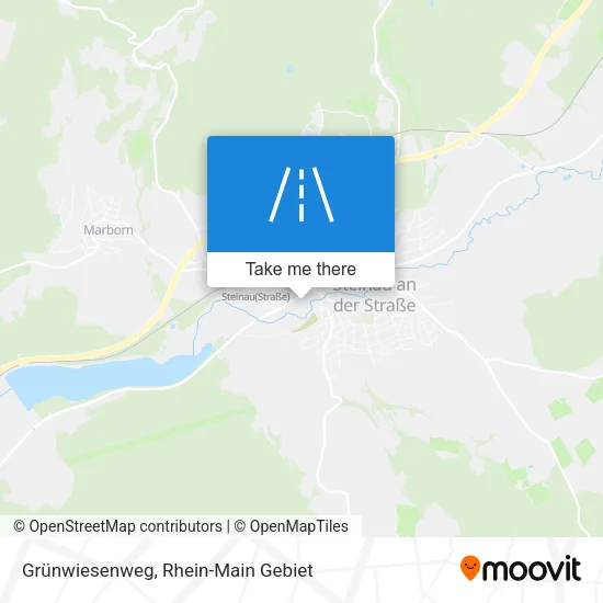 Карта Grünwiesenweg