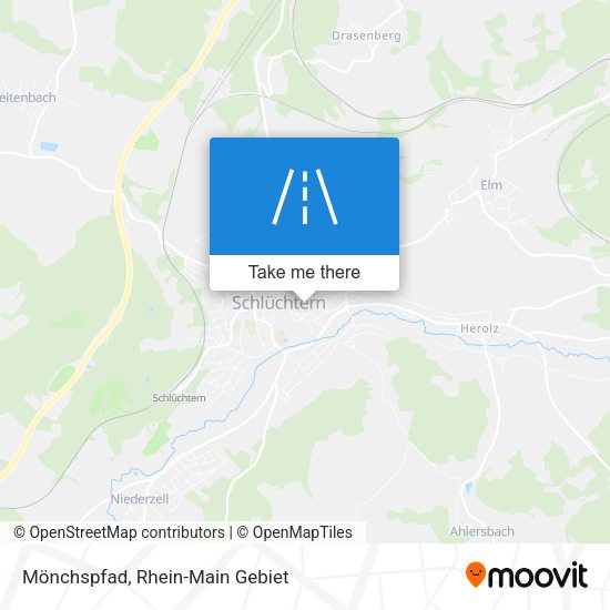 Карта Mönchspfad
