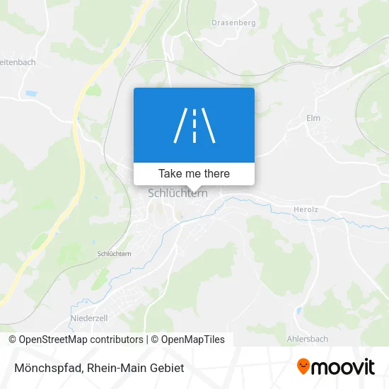 Карта Mönchspfad