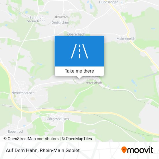 Карта Auf Dem Hahn