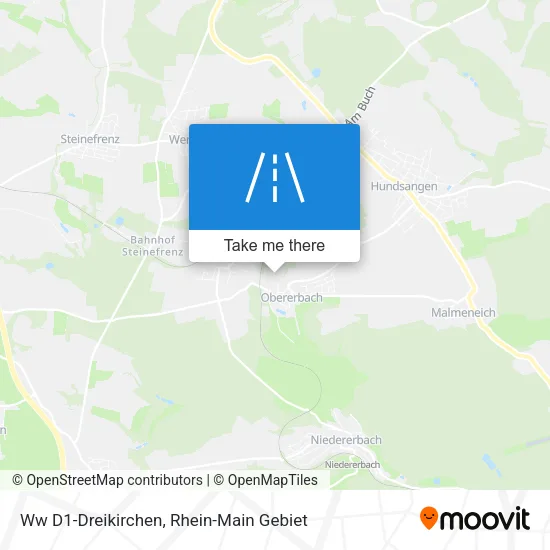 Карта Ww D1-Dreikirchen