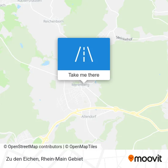 Карта Zu den Eichen