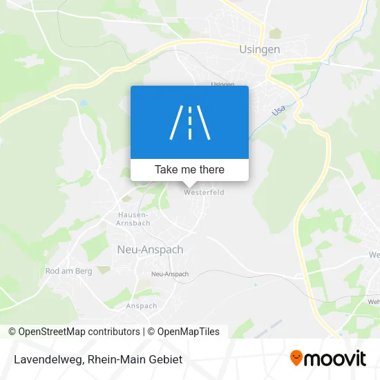 Карта Lavendelweg