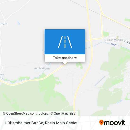 Hüftersheimer Straße map