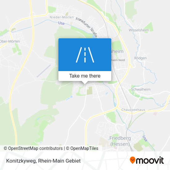 Карта Konitzkyweg
