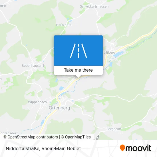 Карта Niddertalstraße