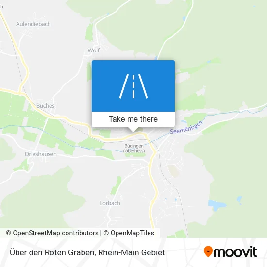 Карта Über den Roten Gräben