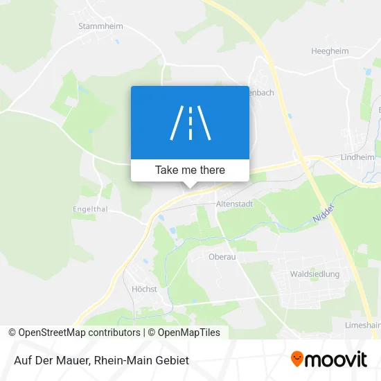 Карта Auf Der Mauer