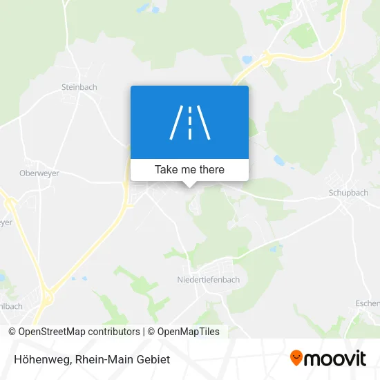 Höhenweg map