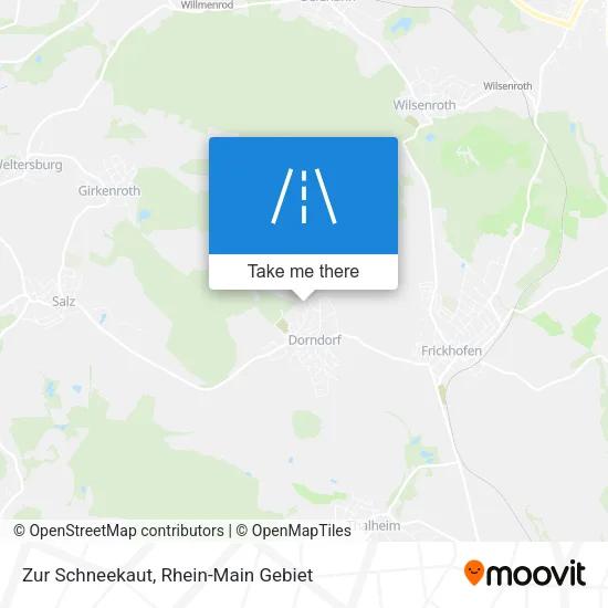 Карта Zur Schneekaut