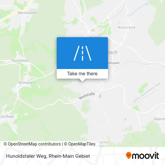 Карта Hunoldstaler Weg