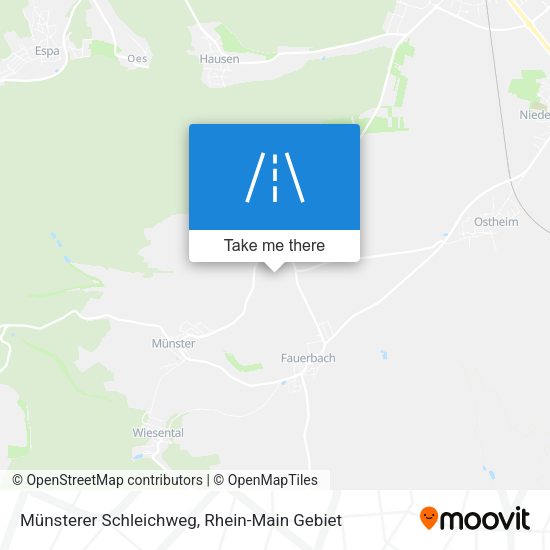 Карта Münsterer Schleichweg