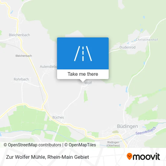 Карта Zur Wolfer Mühle