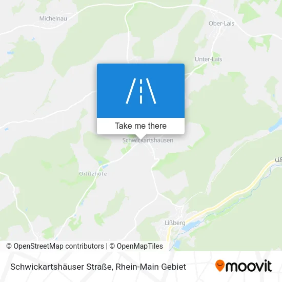 Карта Schwickartshäuser Straße