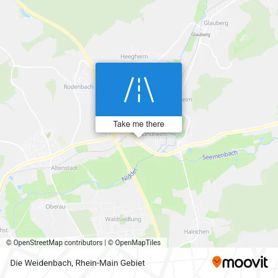 Карта Die Weidenbach