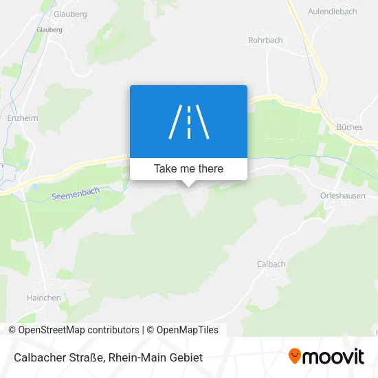 Карта Calbacher Straße