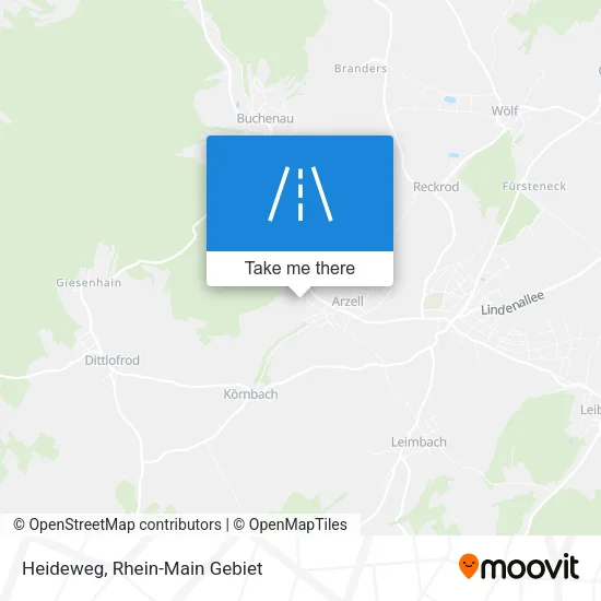 Карта Heideweg