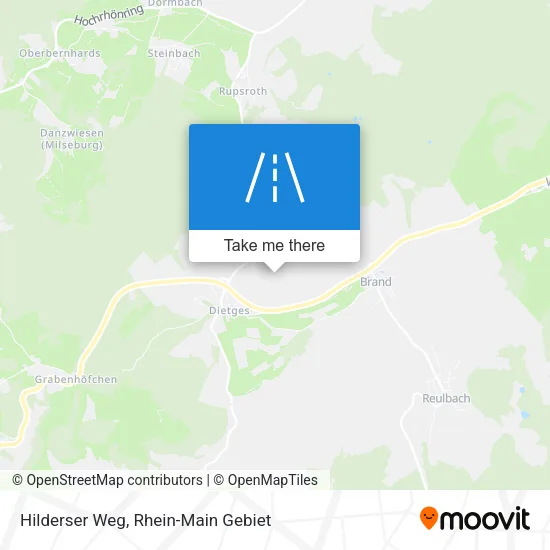Карта Hilderser Weg