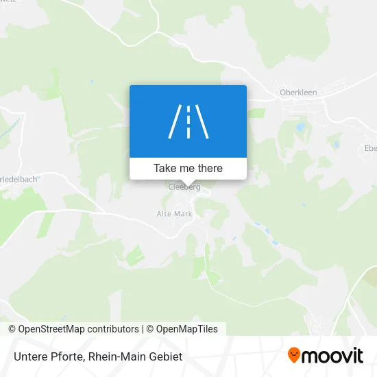 Карта Untere Pforte