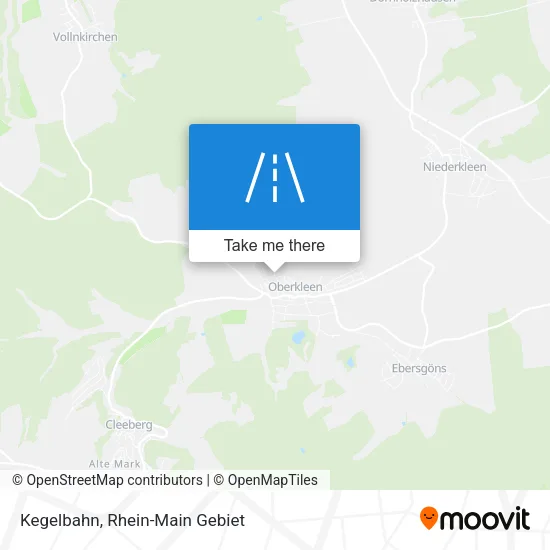 Карта Kegelbahn