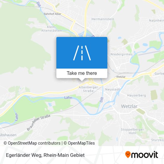 Карта Egerländer Weg