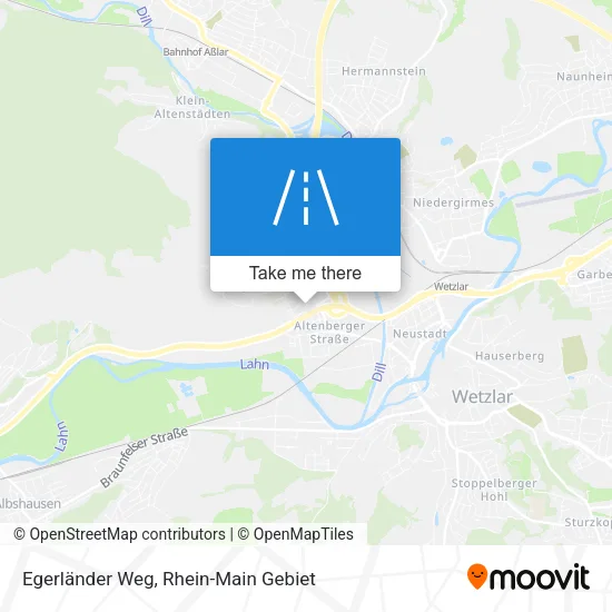 Карта Egerländer Weg