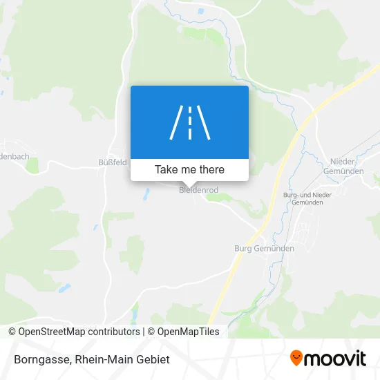 Карта Borngasse