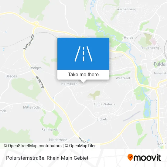 Карта Polarsternstraße