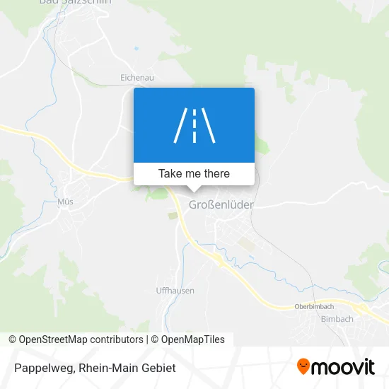 Карта Pappelweg