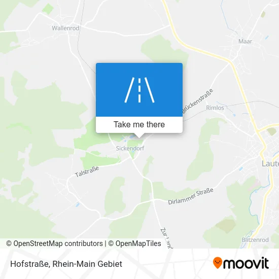 Карта Hofstraße
