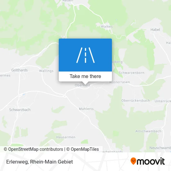Карта Erlenweg