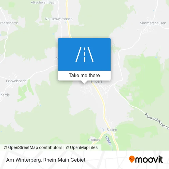 Карта Am Winterberg