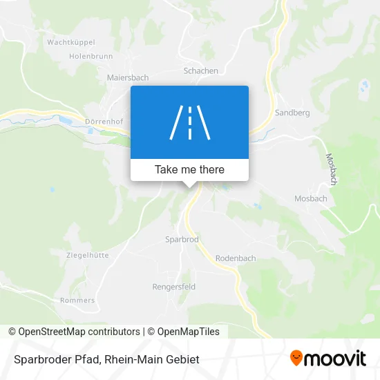 Карта Sparbroder Pfad