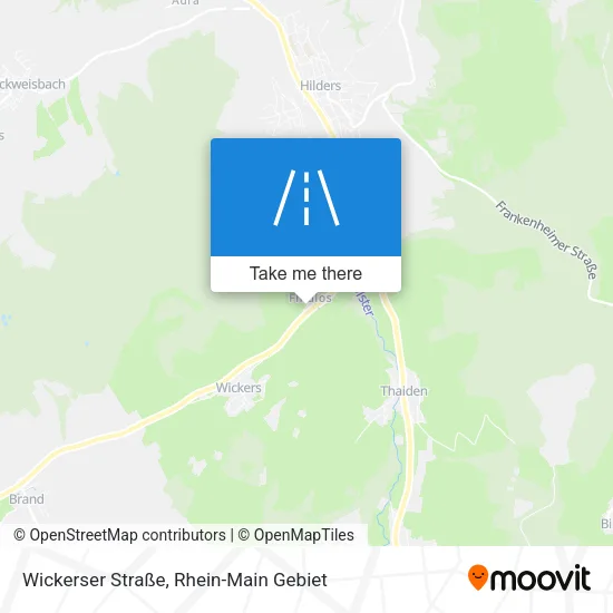 Карта Wickerser Straße