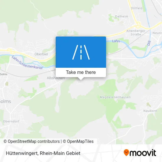 Карта Hüttenwingert