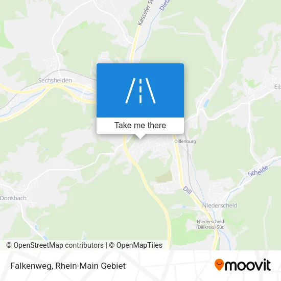 Карта Falkenweg