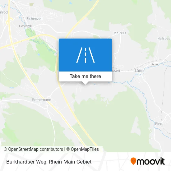 Карта Burkhardser Weg