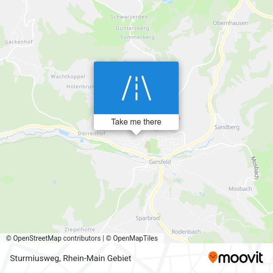 Карта Sturmiusweg