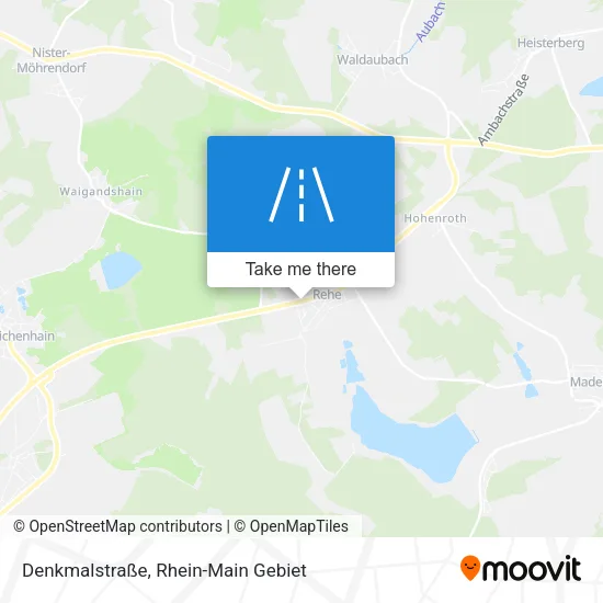 Карта Denkmalstraße