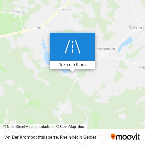 An Der Krombachtalsperre map