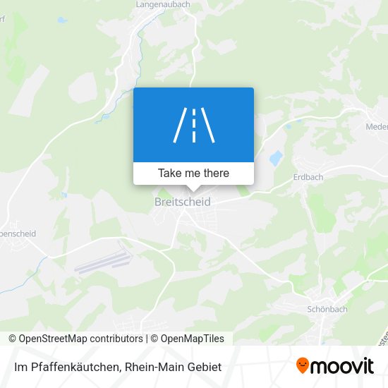 Im Pfaffenkäutchen map