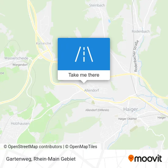 Карта Gartenweg