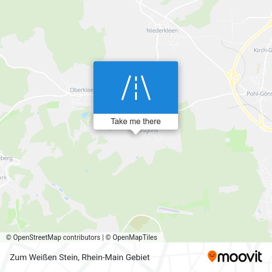 Карта Zum Weißen Stein